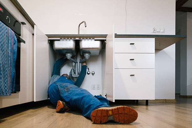 Professional Leak Detection technician working in Marietta, NY
